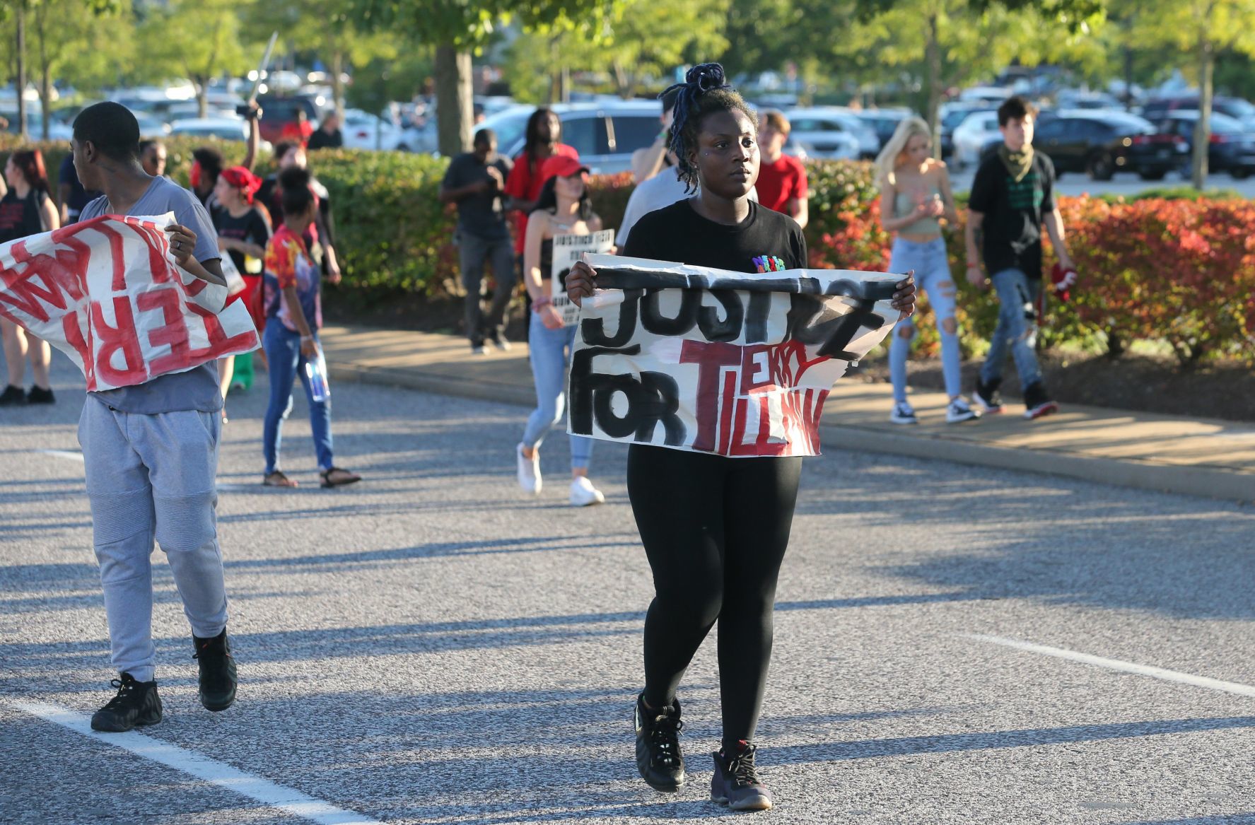 Protest for Terry Tillman
